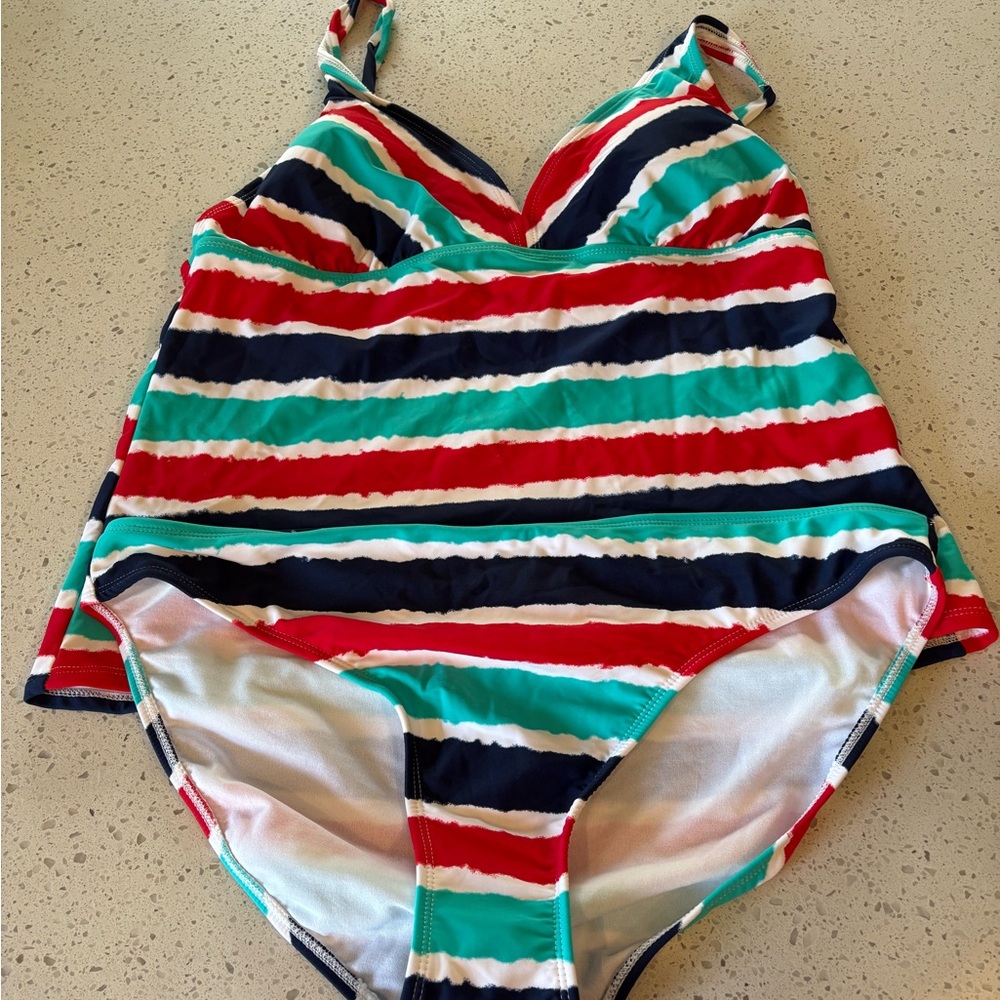 Catalina Tankini Bathing Suit Set - XL